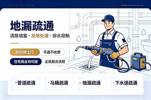 聊城地漏疏通